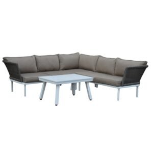 zestaw ogrodowy kanapa i stolik