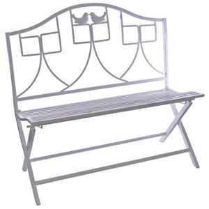 ławka dwuosobowa metalowa