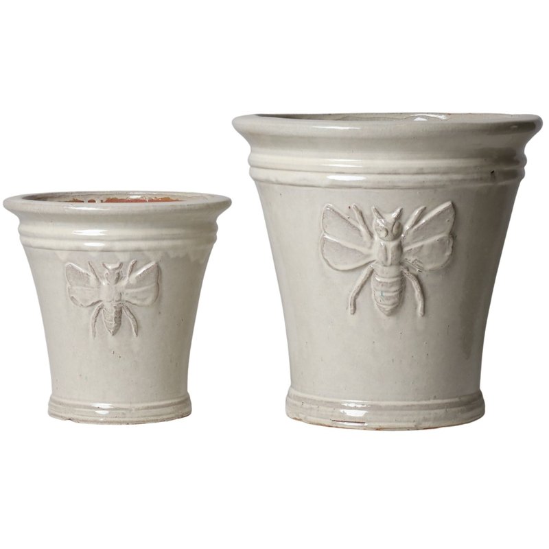 424 donice z ważką ceramiczne
