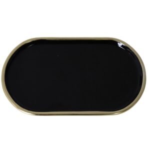 taca owalna czarna
