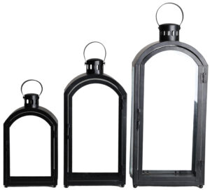 latarnie metalowe czarne matowe