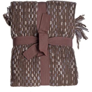 pled z akrylu brązowy