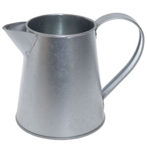 dzbanek metalowy szary