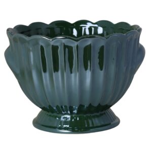 doniczka ceramiczna zielona