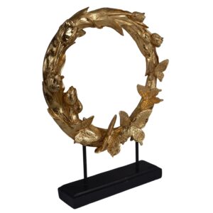 dekoracja motyle na podstawie w okręgu