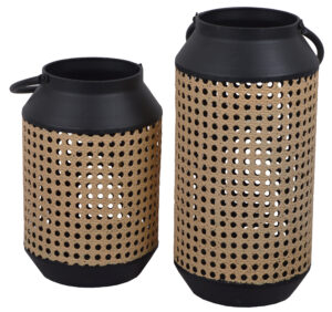 komplet lampionów ażurowych