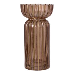 wazon szklany brązowy ewilla