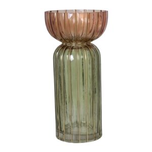 wazon zielono brązowy transparentny ewilla