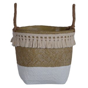 donica ceramiczna boho biala ewilla