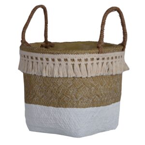 biala donica ceramiczna boho srednia