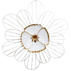 dekoracja kwiat metalowy