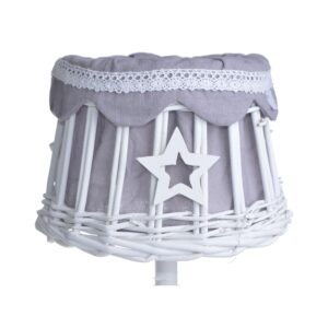 abazur drewniany wiklinowy