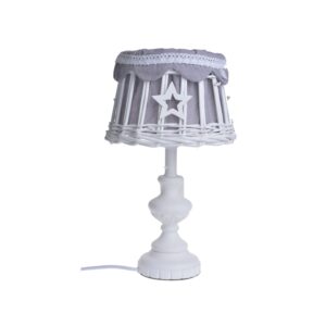 lampa z wiklinowym abazurem