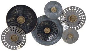 dekoracja ściena w koła