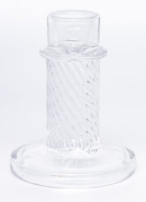 Świecznik szklany Basic do świec stołowych