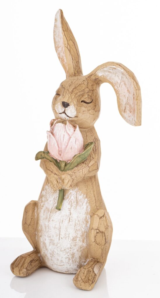 figurka królik dekoracyjny RASARO kolorowa