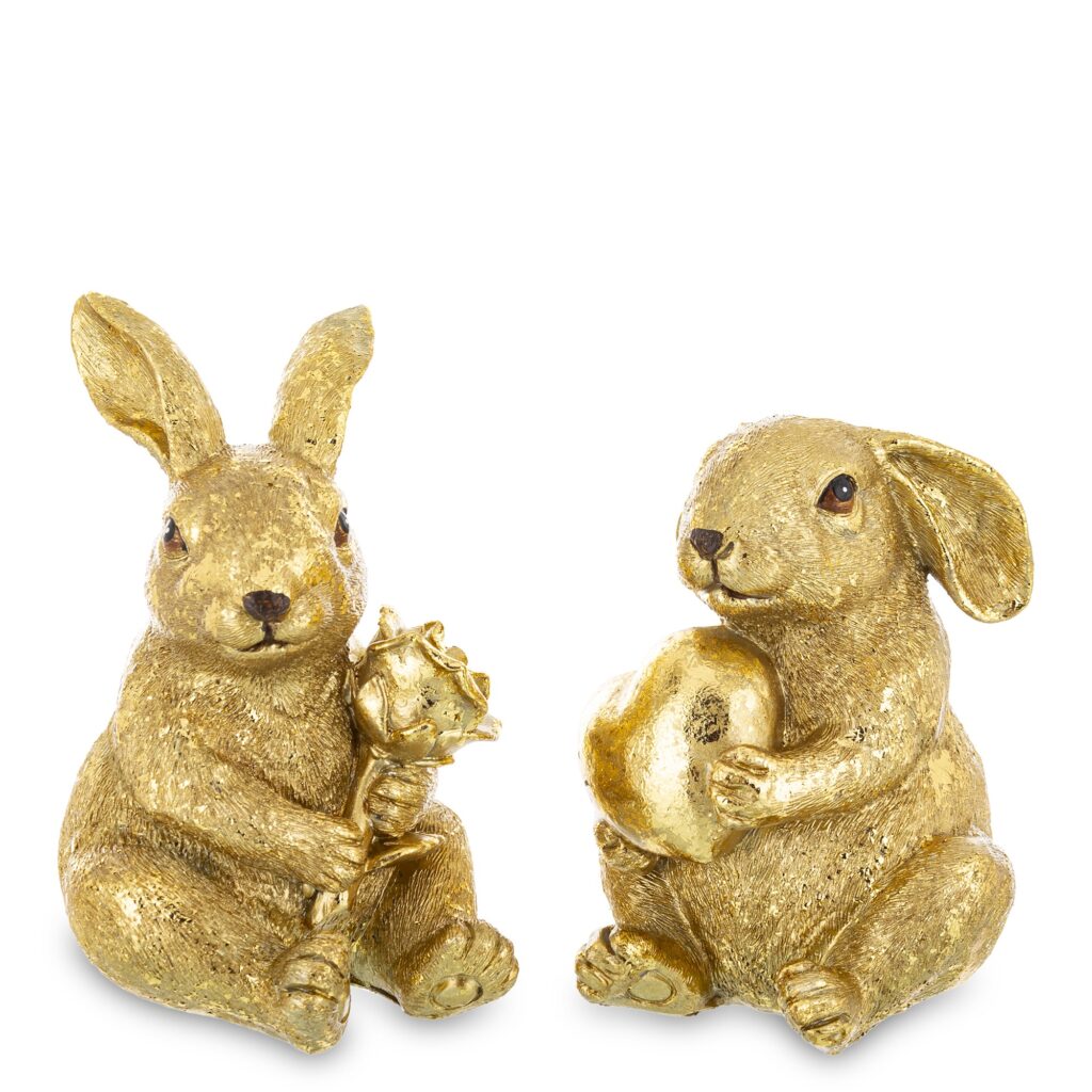 zestaw królików raberson złote