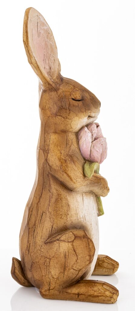 królik dekoracyjny kolorowy RASARO figurka